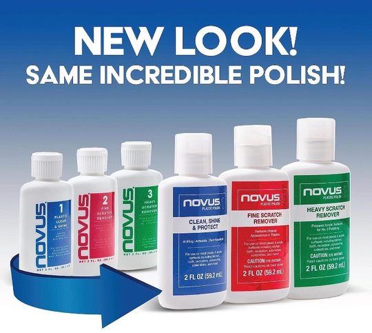 NOVUS Plastic Polish Cleaning Set 塑料划痕清洁抛光打蜡去除剂