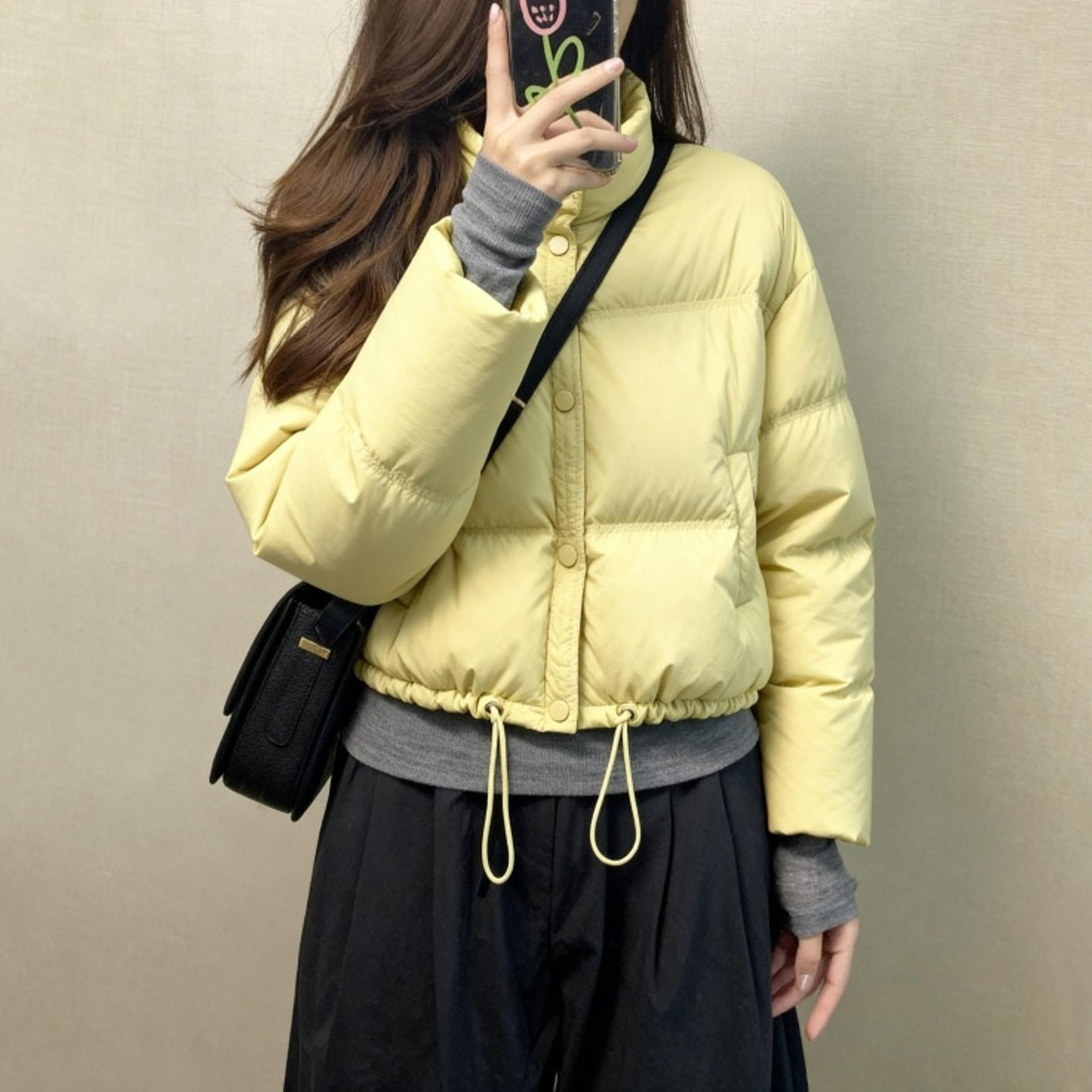 2026年超火黄色短款棉服女冬小个子韩系独特超好看外套棉袄面包服,淘宝优惠券,粉丝福利购,淘宝优惠卷