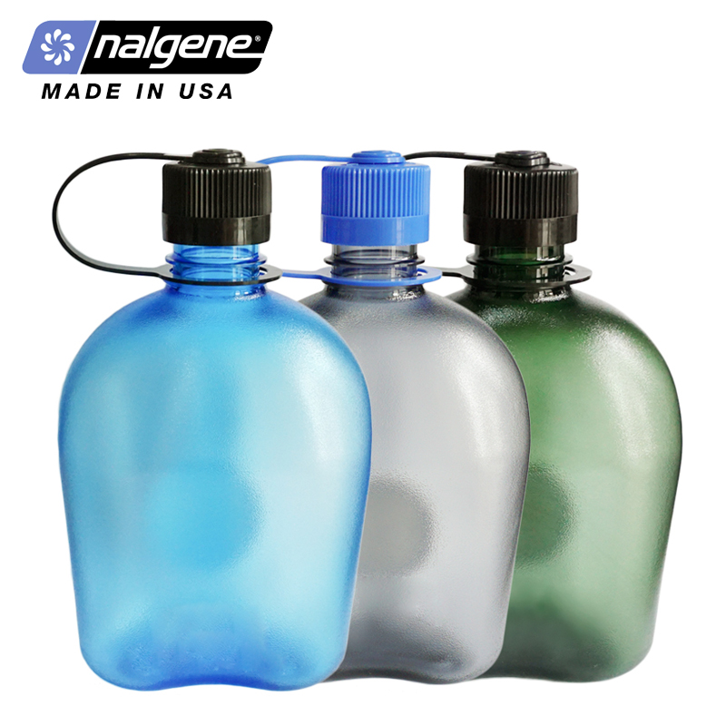 nalgene进口运动水杯大容量便携塑料户外男女夏天健身水壶1000ml - 图0