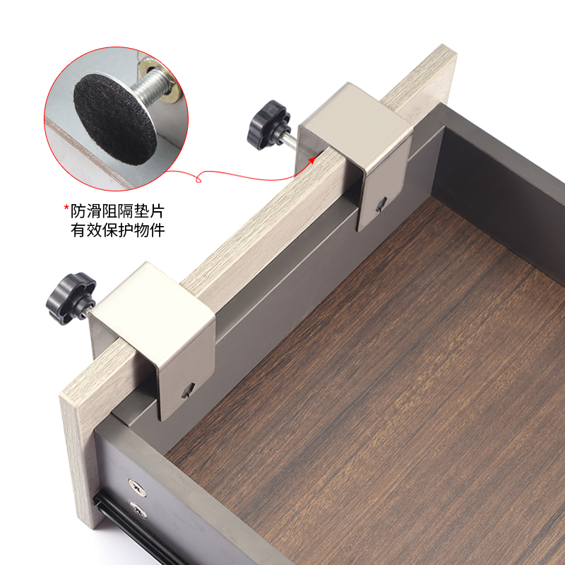 抽屉面板安装神器夹子固定夹木工G夹快速固定器抽屉面辅助安装夹-图1