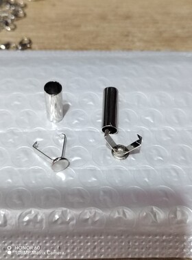 金属弹簧扣弹力绳扣锁扣鞋帽调节扣穿绳扣卫衣裤脚收紧扣抽绳卡扣