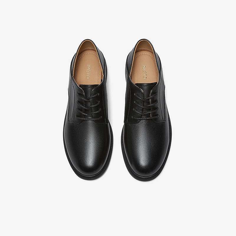专柜正品百思图2025秋季羊皮牛津鞋商务皮鞋女子深口单鞋WWE50AM6,淘宝优惠券,粉丝福利购,淘宝优惠卷
