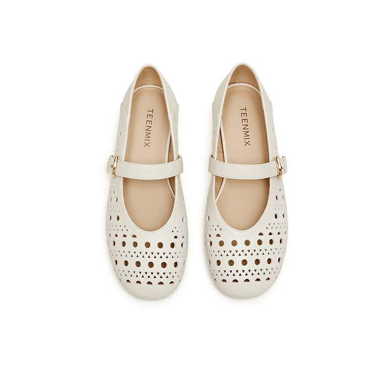 专柜正品天美意2026春新款平底复古玛丽珍皮鞋女浅口单鞋BM741BQ6,淘宝优惠券,粉丝福利购,淘宝优惠卷