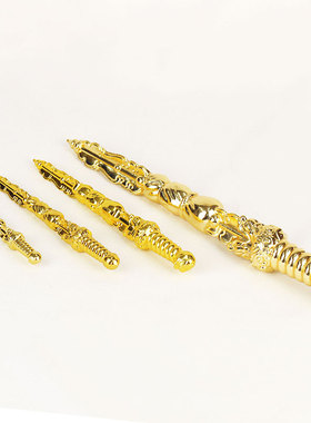 韦陀鞭法器金刚杵降魔杵锌合金长戬四楞锏打神鞭法器摆件配饰配件