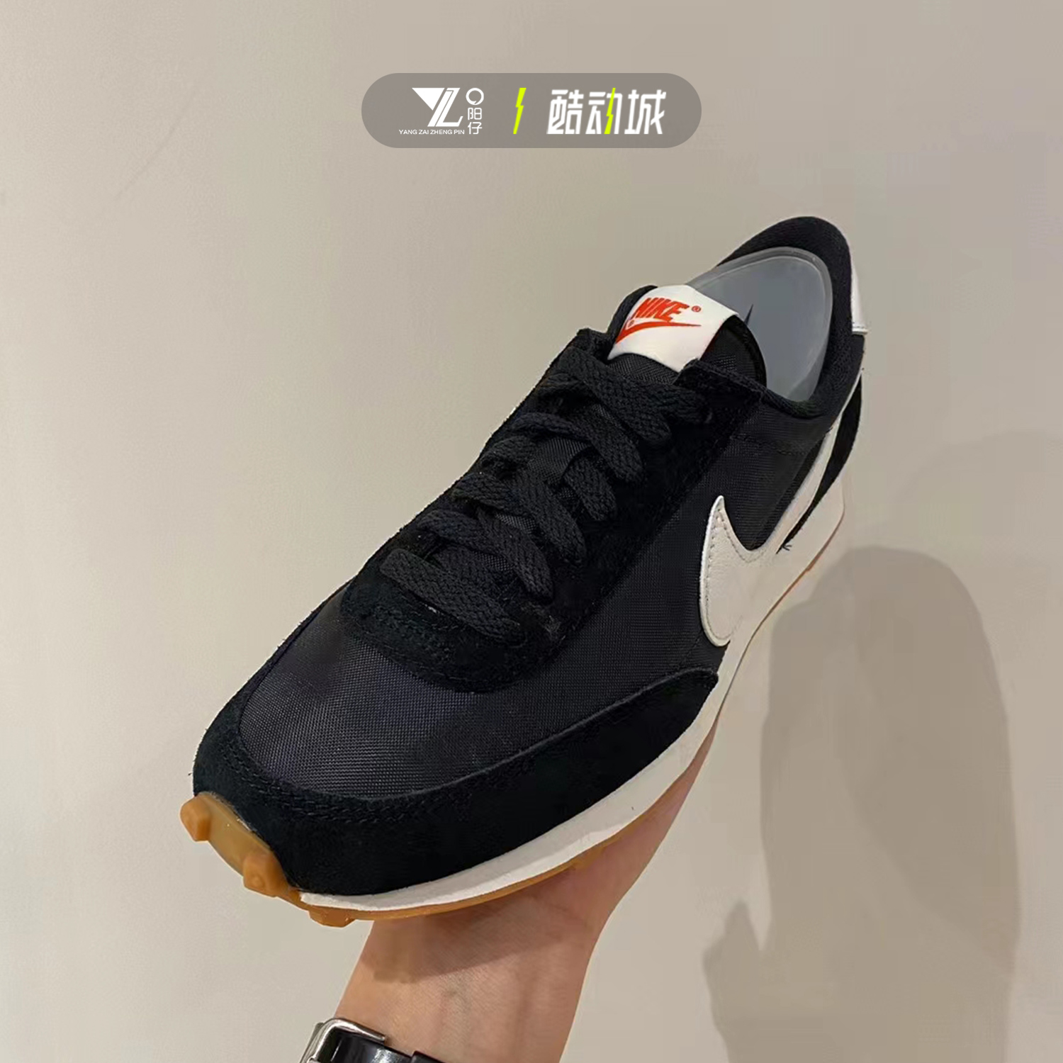 正品NIKE耐克DBREAK女子运动鞋休闲阿甘鞋复古华夫板鞋CK2351-001-图0