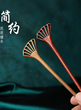 古装发钗盘发简单礼盒