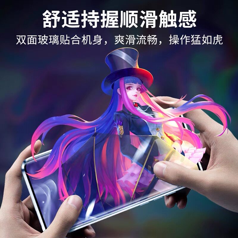适用华为荣耀畅玩50万磁王手机壳防摔镜头全包带卡扣摔不开JDY-AN00前后磁吸双面玻璃畅玩50金属边框保护套5G