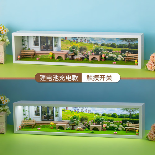 适用POPMART泡泡玛特Zsiga在日光下系列盲盒场景收纳展示盒摆件 - 图1