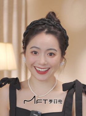 兰壹壹伊人公主发箍法式网纱麻花辫高颅顶锯齿头箍发饰显脸小