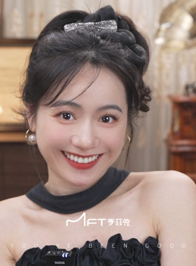 蕾丝兔抓夹黑色纯欲风兔耳朵钻钻
