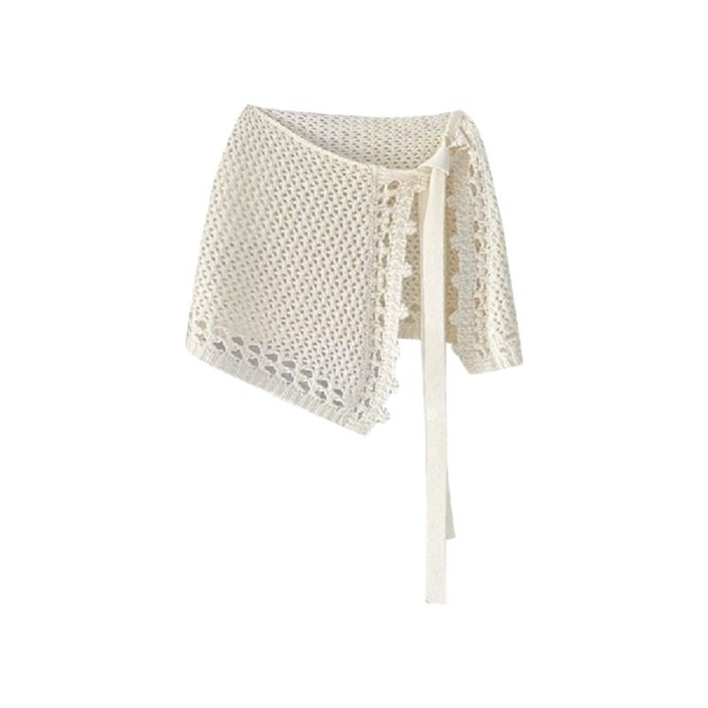 大码胖mm立体钩编绑带一片式屁帘女秋冬季时尚叠穿气质针织半身裙,淘宝优惠券,粉丝福利购,淘宝优惠卷