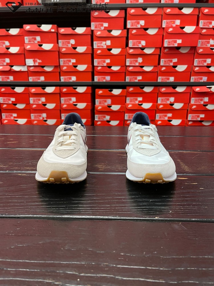 现货Nike Waffle Trainer 2 女低帮复古华夫休闲运动鞋DJ0345-100 - 图1