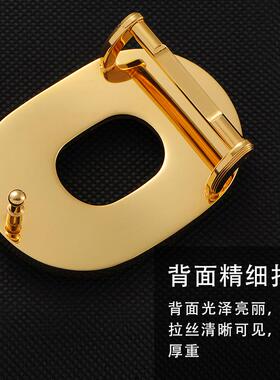 网红新款算盘子镶钻男士皮带扣头