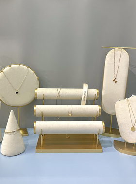 首饰展示架项链架绒布耳钉板