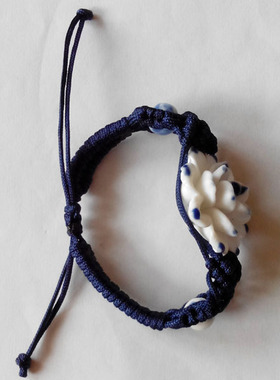 原创陶瓷饰品复古摆地摊手链