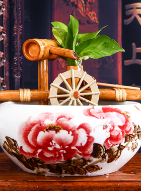 室内竹子喷泉书房加湿器流水摆件