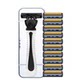 Cuchilla importada de 3 capas Geely Razor Blade Manual de cuchillo de barba Manual de afeitar de afeitar la cabeza de la cabeza de tres capas