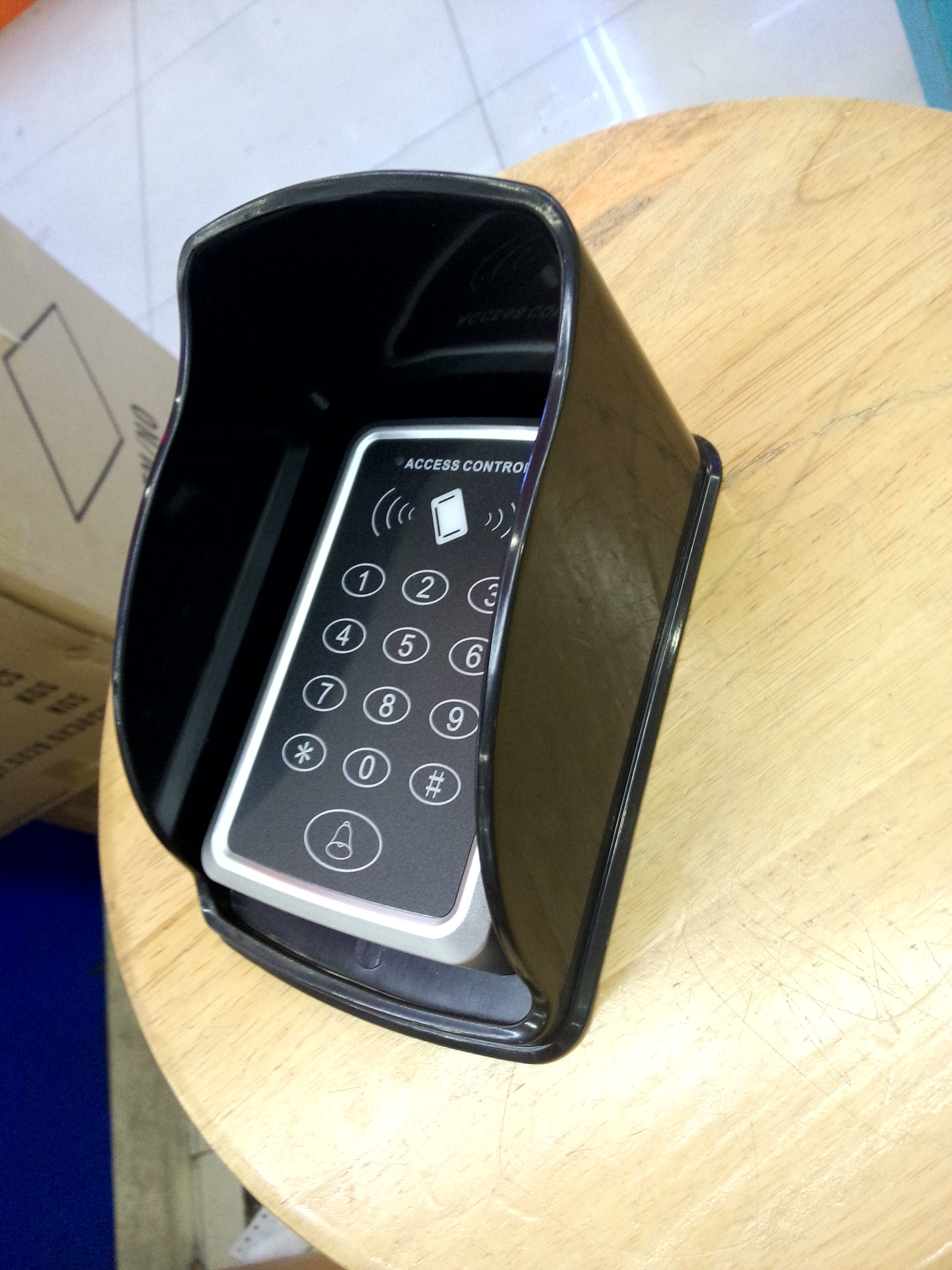 Hot selling access control and attendance machine rain cover waterproof cover plastic shell protective cover protective shell