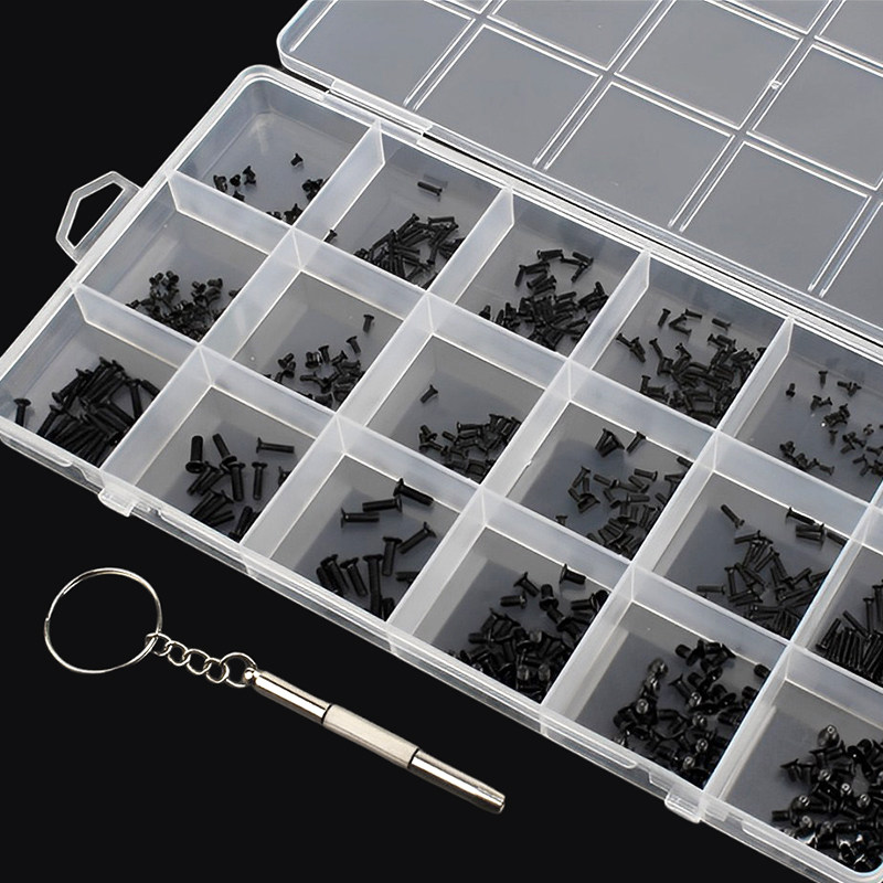 Mechanical screws boxed repair small screws glasses watch laptop accessories screw set