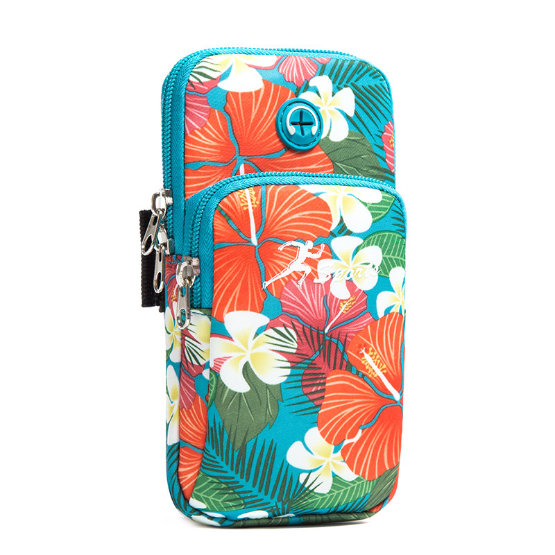 Lightweight running mobile phone arm bag for women