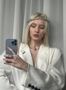 张韶涵周震南张真源同款穹顶戒指