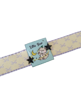 晚安小熊星星项圈小众配饰