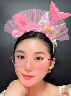 发光美人鱼头箍儿童成人发饰拍照