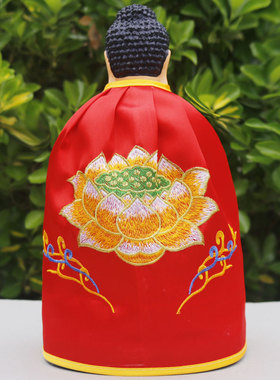 佛家用品佛袍神袍观音斗佛衣黄龙袍财神衣披肩刺绣斗篷佛像衣服