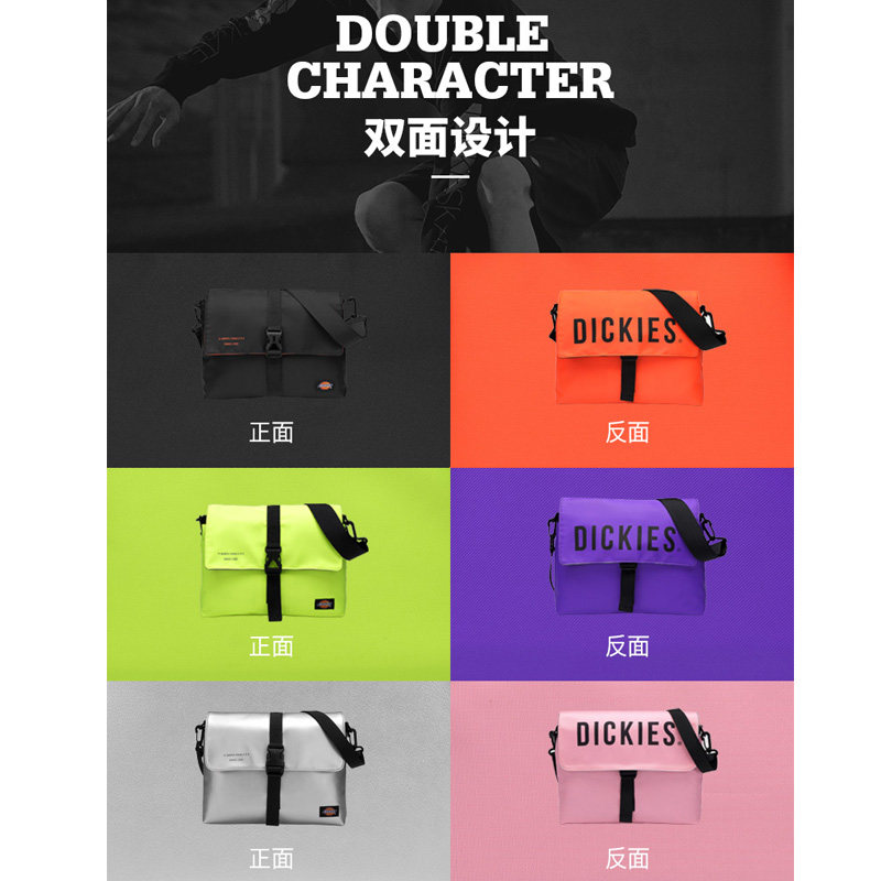 dickies男包潮牌休闲街头斜挎包 esqueleto男士包袋
