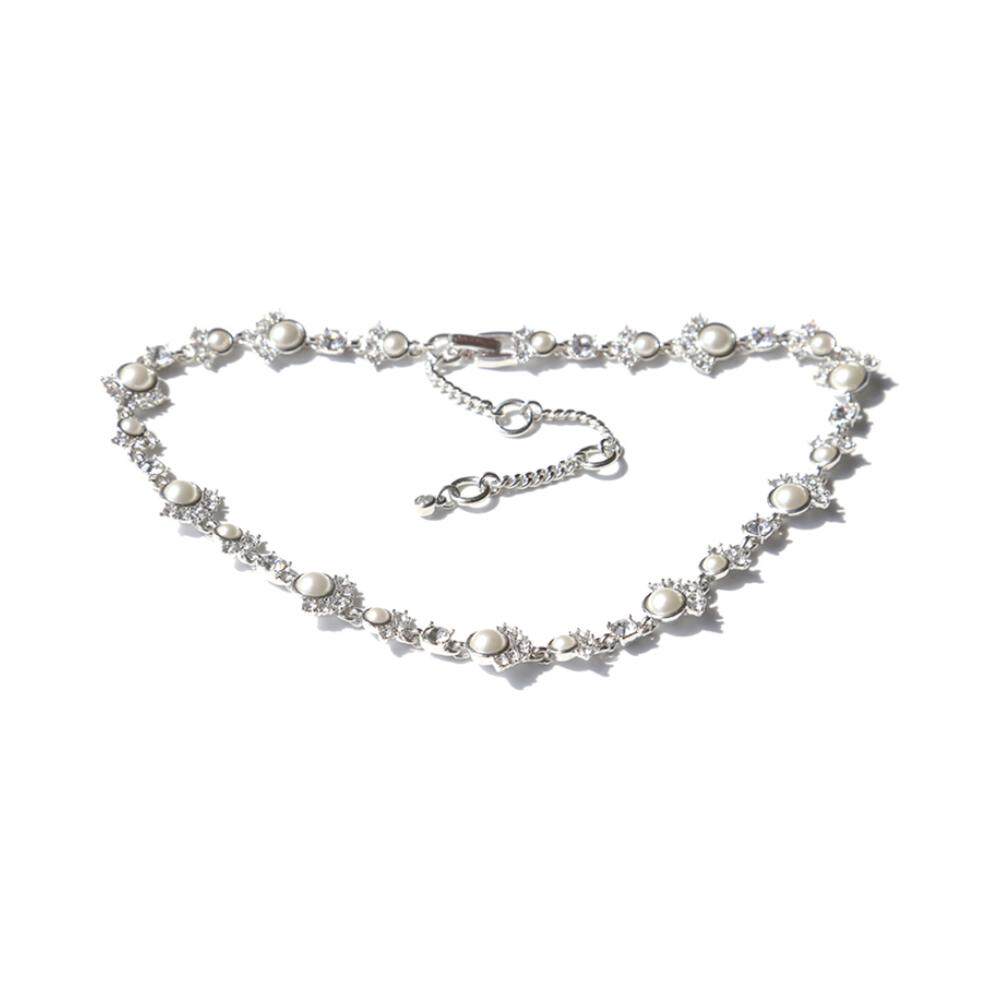 givenchy /纪梵希银色镶钻多个项链 魅力惠项链