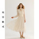 ຕັ້ງ​ແຕ່​ນັ້ນ​ມາ​ຝຣັ່ງ dress ສີ​ຂາວ dress ຍາວ​