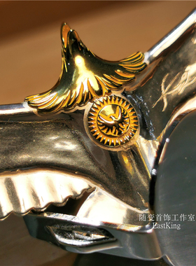 原创情侣银吊坠手工定制