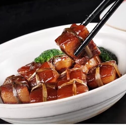 芋厨稻香肉宫廷稻香肉红烧肉稻草五花扎肉350克*20盒苏浙沪皖包邮 - 图1