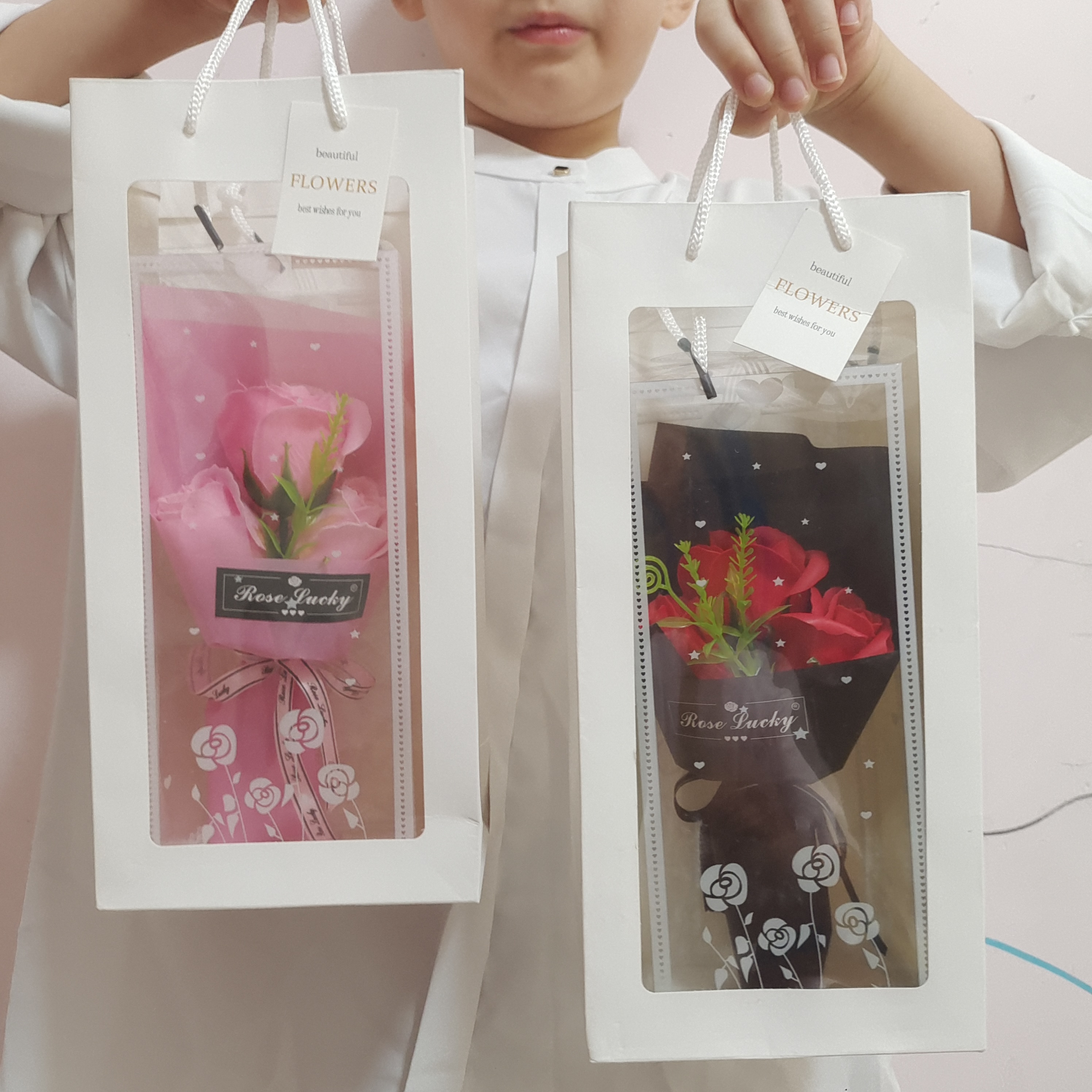 情人节肥皂花花束批发玫瑰仿真永生花女神节活动送客户香皂花花束