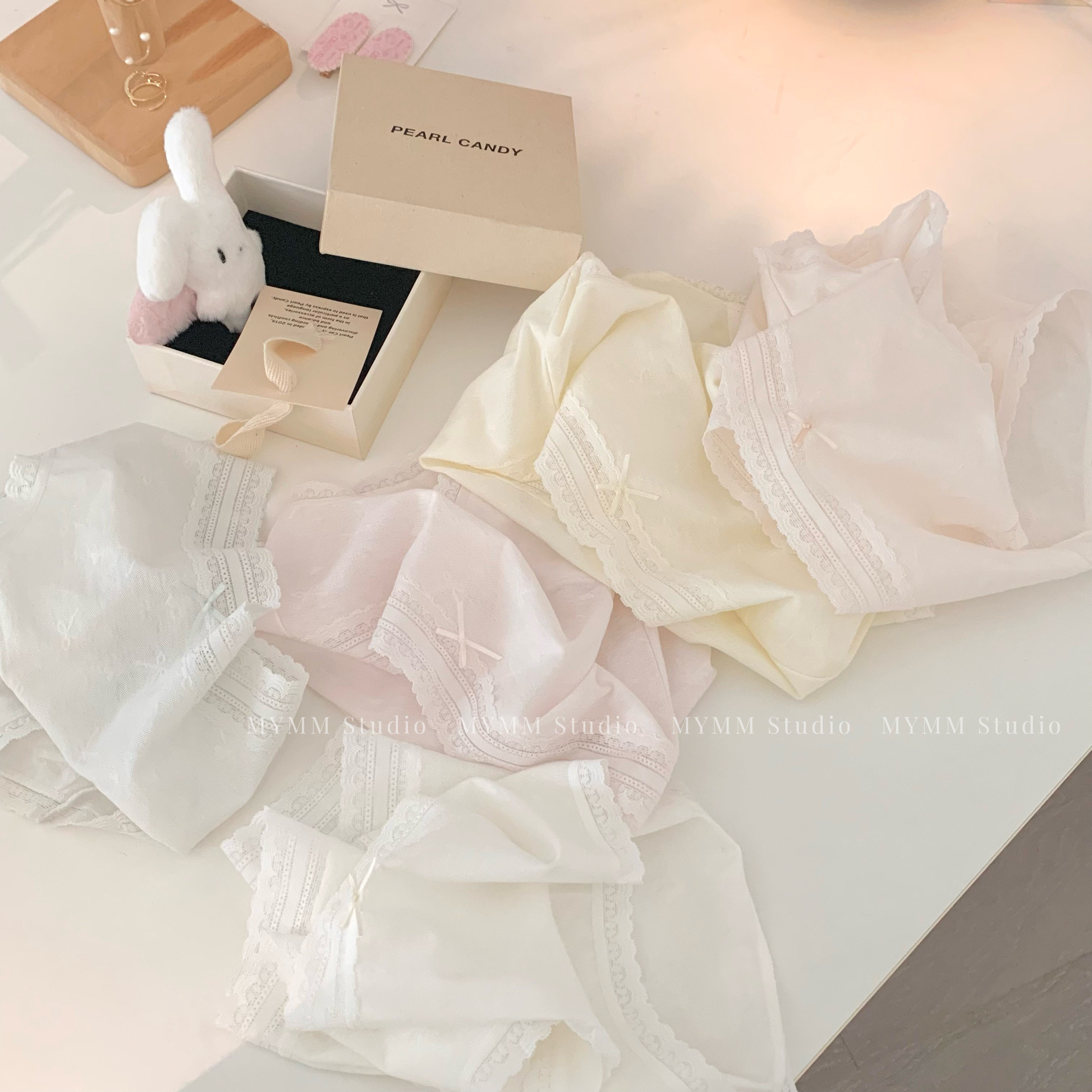 8/25 20:00 暗纹蝴蝶结 50支纯棉少女蕾丝提花透气舒适中腰内裤,淘宝优惠券,粉丝福利购,淘宝优惠卷