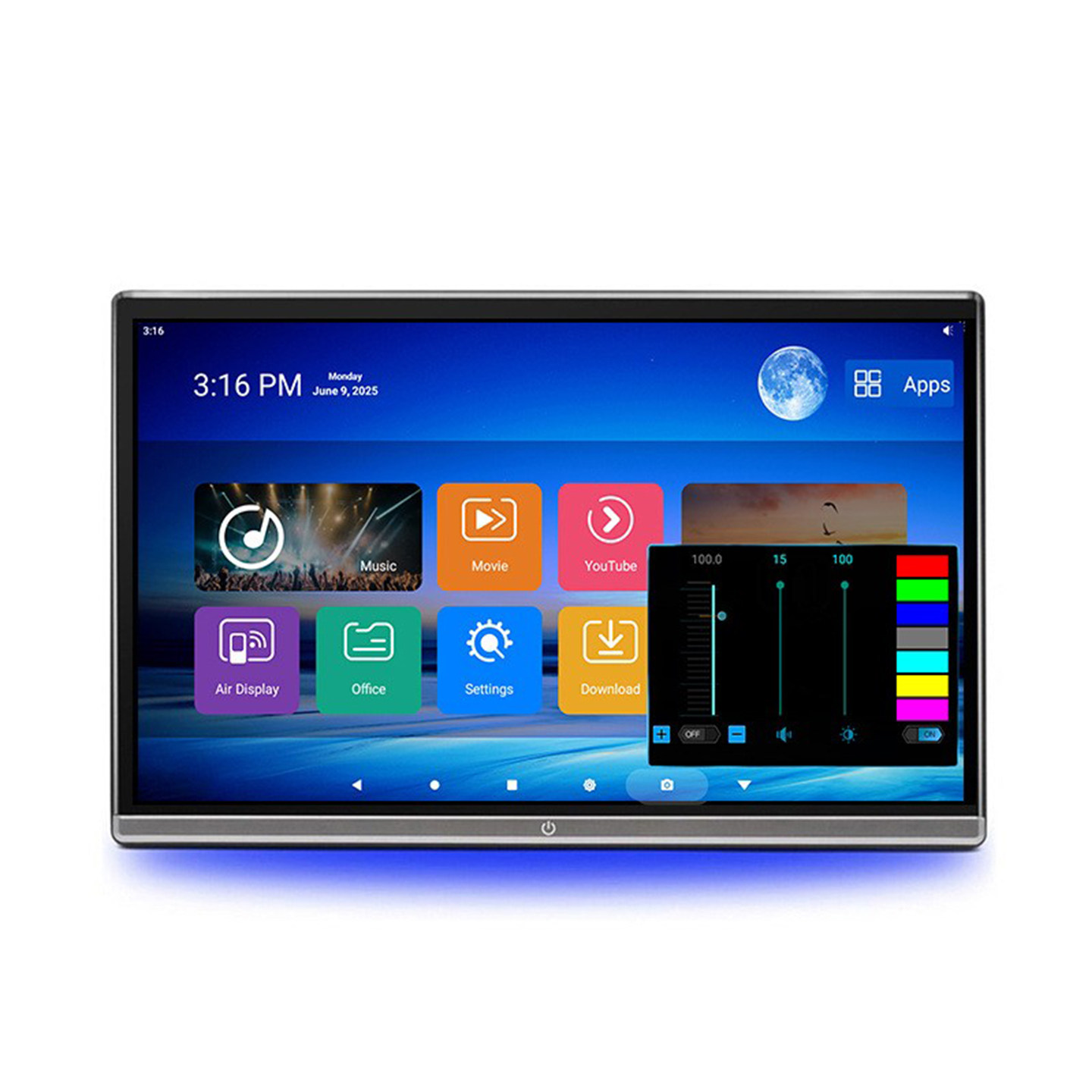 汽车后排娱乐屏安卓系统128G车载网络电视超清头枕显示器手机投屏 - 图3