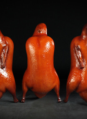 仿真北京烤鸭假广东烧腊道具摆设