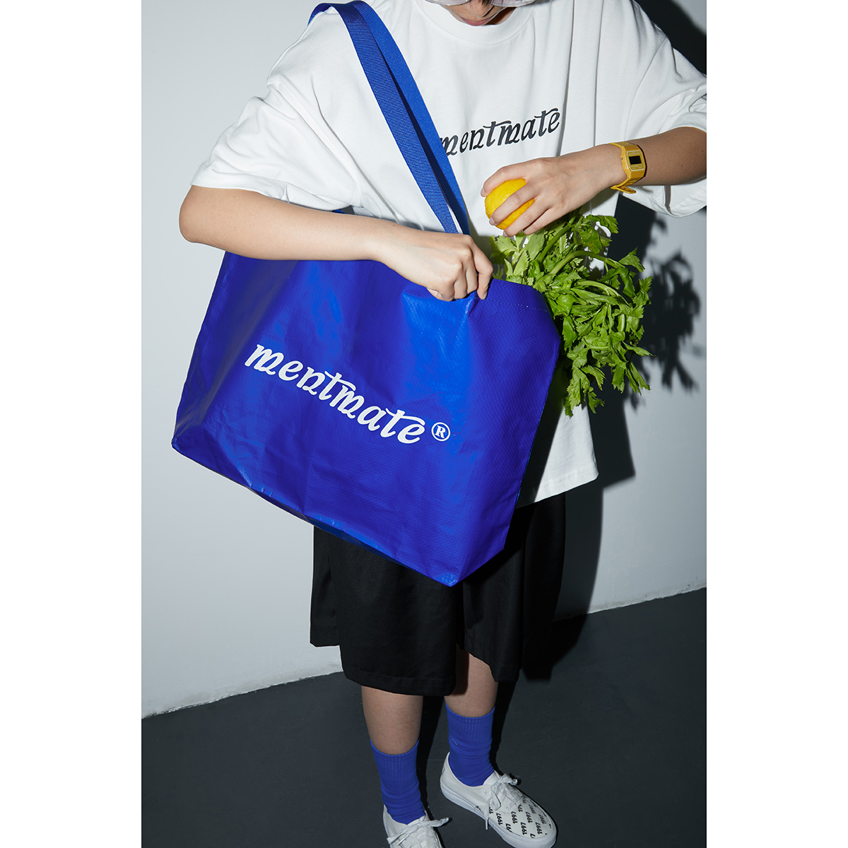 【潮woo专属】国潮原创设计超大帆布袋手提单肩包环保编织购物袋