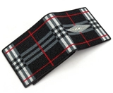 Модный ультратонкий короткий бумажник, из натуральной кожи