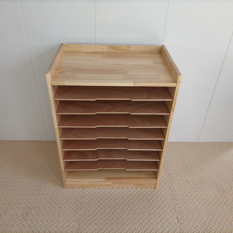 幼儿园实木画纸柜画室4K开卡纸收纳柜美术室柜子纸张存储架画纸架,淘宝优惠券,粉丝福利购,淘宝优惠卷