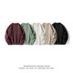Retro Japanese solid color versatile round neck sweater bottoming shirt