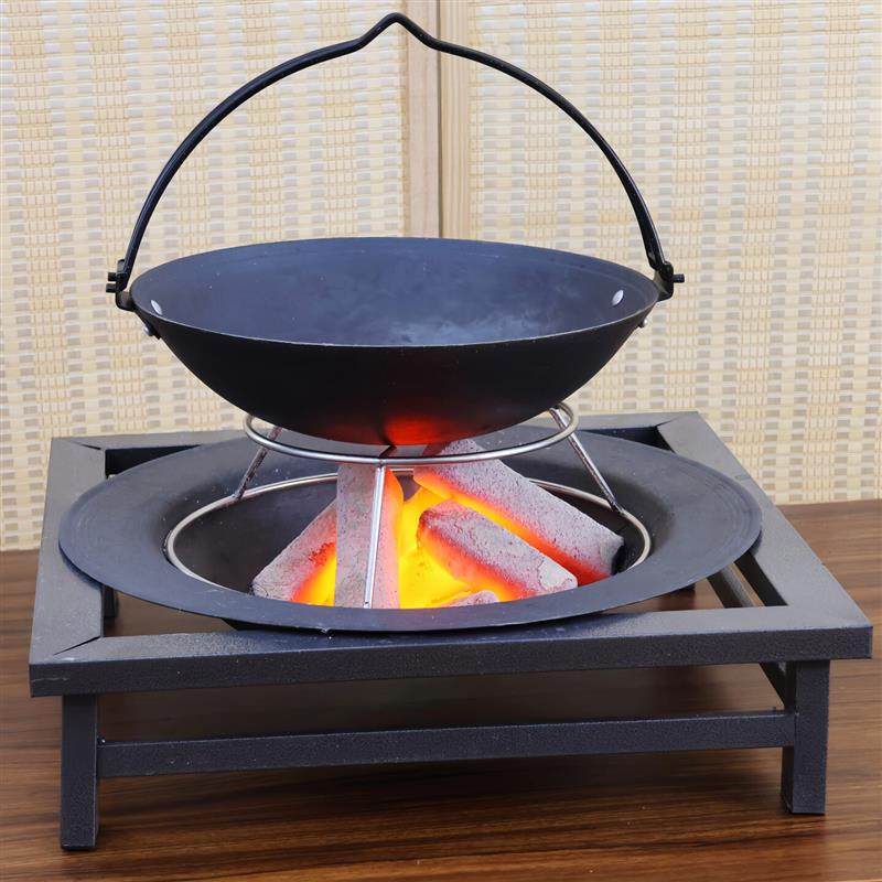 烤火盆老式铸铁家用木炭户外取暖炉室内火盆农村烧柴火碳盆烧烤炉,淘宝优惠券,粉丝福利购,淘宝优惠卷
