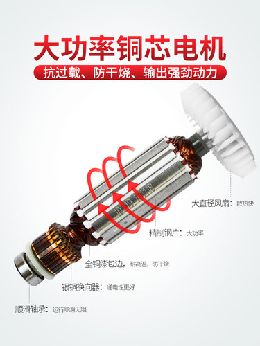 博大多功能工业级角磨机家用磨光手磨机打磨切割机手砂轮电动工具 - 图1
