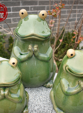 动物可爱风桌面招财求子创意陶瓷