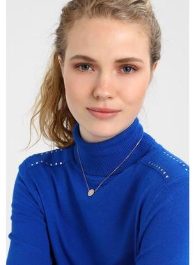 代购Fossil化石女士项链简约优雅精致时尚玫瑰金色玻璃不锈钢