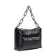 Offwhite women's luggage leather chain handle hot sale women's bag clutch inside zipper pocket men's bag