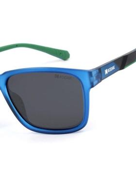 代购Kodak男士太阳镜偏光UV400防护可配近视轻盈耐用方形蓝色