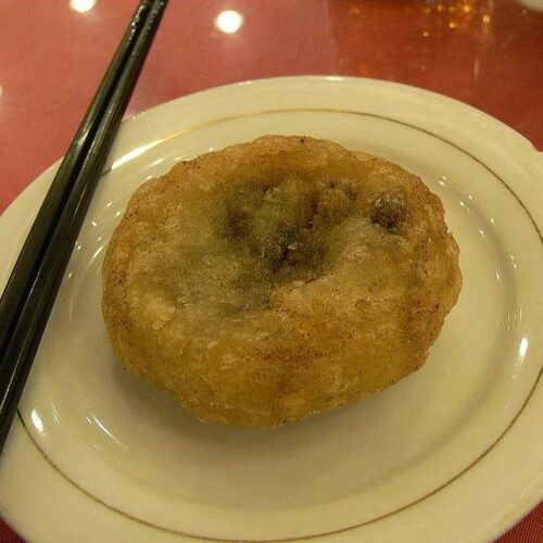 北京护国寺小吃 炸糕红豆沙耳朵眼小零食儿时童年味道 - 图3