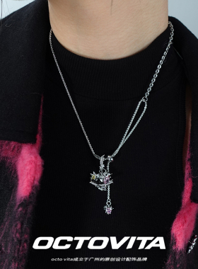 OCTOVITA原创抽拉毛衣链潮酷