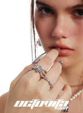 OCTOVITA狩猎蜘蛛小众高级戒指